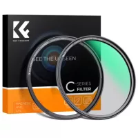   K&F Concept C Series CPL mágneses cirkuláris polár szűrő, mágneses adapterrel, 77 mm