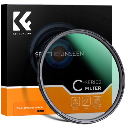 K&F Concept CPL cirkuláris polár szűrő, black mist 1/4 (72mm)