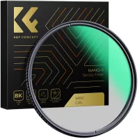   K&F Concept NANO-X series, B270, HD, CPL szűrő, vízlepergető, karcálló (55mm)