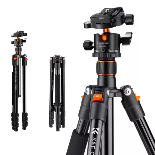   K&F Concept K234A1+BH-28L állvány (156cm magasság, 10kg teherbírás)