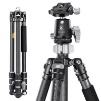   K&F Concept X254C4+BH-30 karbon állvány + monopod (172cm magasság, 12kg teherbírás)