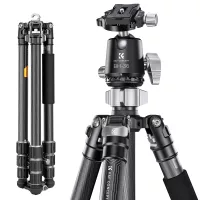   K&F Concept X284C4+BH-36 karbon állvány + monopod (172cm magasság, 16kg teherbírás)