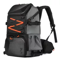   K&F Concept Beta Backpack 32 literes, fotós hátizsák, vízálló (fekete-narancs)