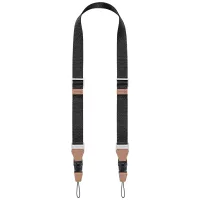 K&F Concept lapos nyakpánt gyorskioldó csattal (fekete)