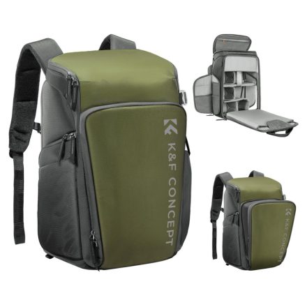 K&F Concept Alpha Air fotós hátizsák 25L (zöld)