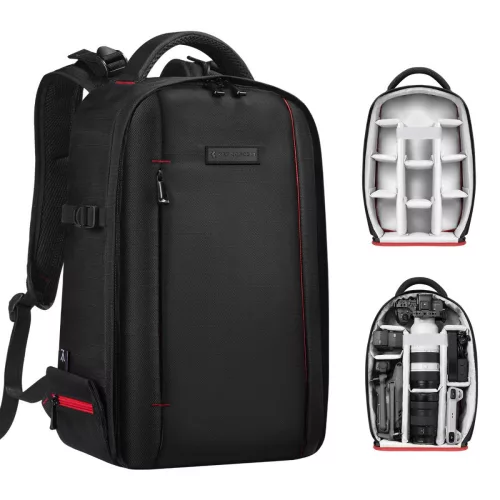 K&F Concept Beta hátizsák 18L V3 (fekete/piros)