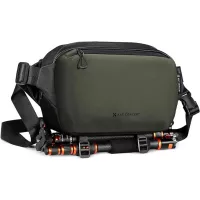   K&F Concept Alpha Sling 10L, fotós oldaltáska (sötétzöld)