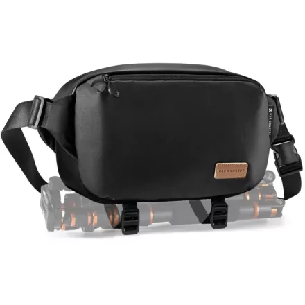 K&F Concept Alpha Sling 10L, fotós oldaltáska (fekete/barna)