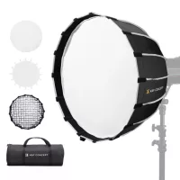 K&F Concept 90cm parabolic softbox méhsejt ráccsal