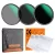 K&F Concept Professzionális ND szűrő szett (62mm) (ND8+ND64+ND1000) + szűrőtartó tok + 3db törlőkendő