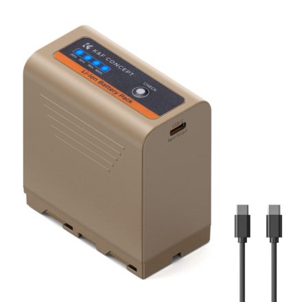 K&F Concept NP-F970 USB-C akkumulátor