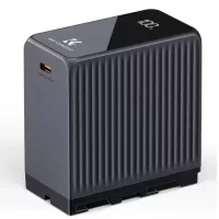   K&F Concept NP-F970 akkumulátor 10500mAh, dupla USB-C I/O, USB-A, érintőkijelző, PD45W, USB