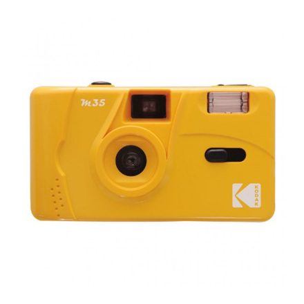 Kodak M35 analóg filmes fényképezőgép, 35 mm filmhez (sárga)