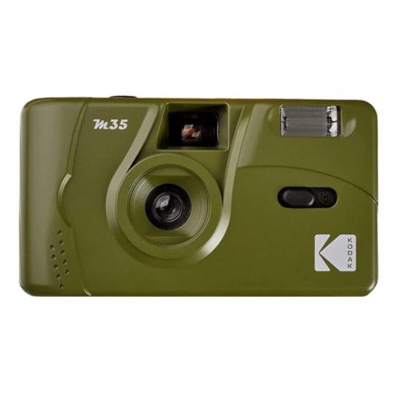 Kodak M35 analóg filmes fényképezőgép, 35 mm filmhez (olíva zöld)