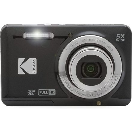 Kodak Pixpro FZ55 nagy teljesítményű kompakt digitális fényképezőgép (fekete)