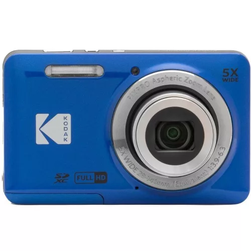   Kodak Pixpro FZ55 nagy teljesítményű kompakt digitális fényképezőgép (kék)
