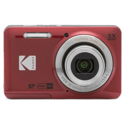 Kodak Pixpro FZ55 nagy teljesítményű kompakt digitális fényképezőgép (piros)