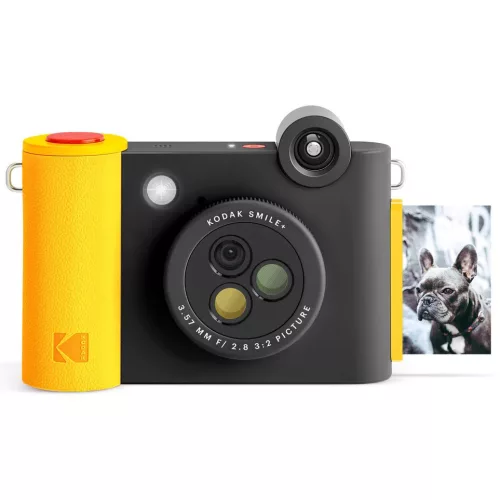 Kodak Smile+ Digital Instant Camera (fekete-sárga)