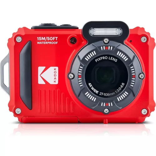   Kodak Pixpro WPZ2 vízálló, porálló, ütésálló digitális fényképezőgép (piros)