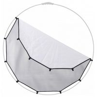 Manfrotto HaloCompact Pro huzat 98cm (ezüst/fehér)