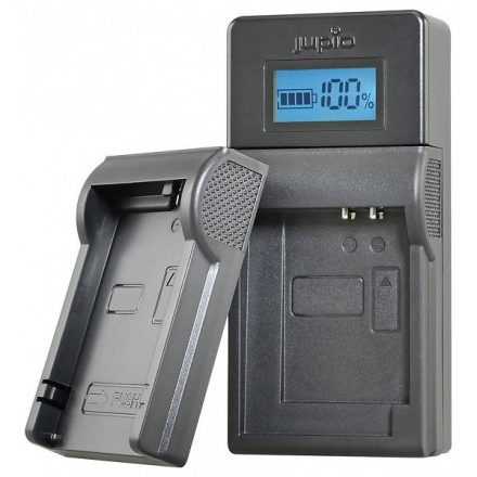 Jupio USB akkumulátor töltő Nikon, Olympus, Fuji és Pentax akkumulátorokhoz (LNI0038)