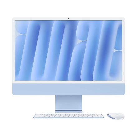 Apple iMac 24" M4 Chip 10-core CPU 10-core GPU 24GB/512GB 4.5K-s Retina kijelző Blue (kék) (MD2T4MG/A)