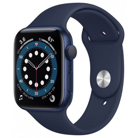 Apple Watch Series 6 GPS 40 mm (kék alumíniumtok) (mély tengerészkék sportszíj) (MG143HC/A)