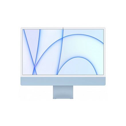 Apple iMac 24" M1 chip 8-core CPU, 8-core GPU 8GB/256GB 4.5K-s Retina kijelző Blue (kék) (MGPK3MG/A)