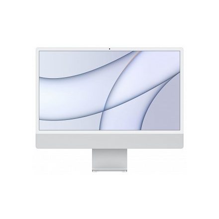 Apple iMac 24" M1 chip 8-core CPU, 7-core GPU 8GB/256GB 4.5K-s Retina kijelző Silver (ezüst) (MGTF3MG/A)