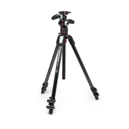 Manfrotto MK055CXPRO33WQR 055 kit karbon 3 szekciós állvány + 3D fej + MOVE