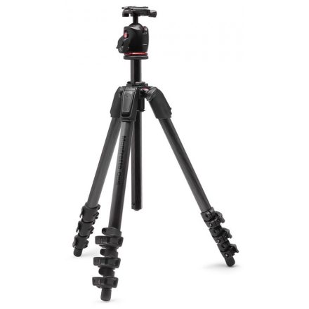 Manfrotto 055 kit karbon 4 szekciós állvány + gömbfej Arca Swiss