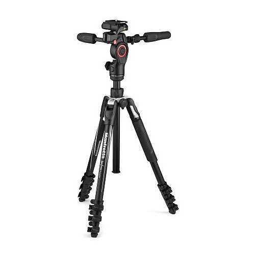   Manfrotto Befree live 3D kit: alu állvány csatos láb + 3D live fluid fej (használt)