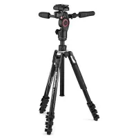   Manfrotto Befree live 3D kit: alu állvány csatos láb+3D live fluid fej (MKBFRLA4BK-3W)