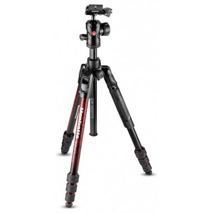 Manfrotto Befree Advanced Alumínium Travel Tripod twist gömbfejjel (piros) (MKBFRTA4RD-BH)