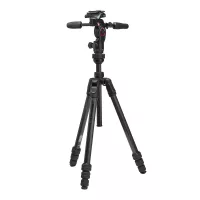   Manfrotto Befree GT karbon állvány tekerős zár + 3D live fotó/videó fej