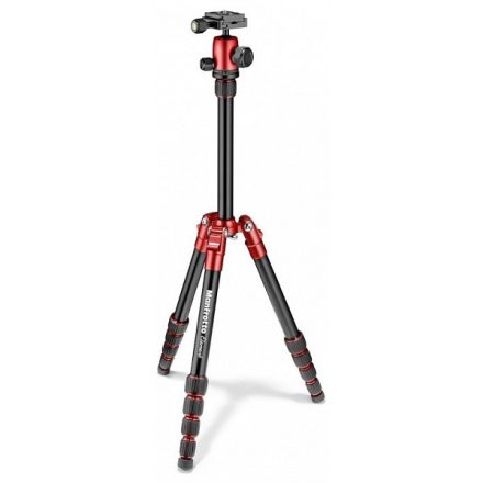 Manfrotto Element traveller kis állvány kit gömbfejjel (piros) (MKELES5RD-BH)