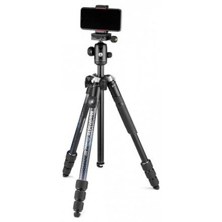 Manfrotto Element MII állvány mobile BT, Alu 4szek. gömbfej (fekete) (MKELMII4BMB-BH)