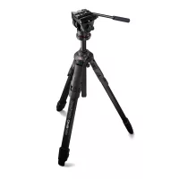   Manfrotto ONE alumínium állvány 500X Fluid fejjel (fekete)