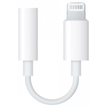 Apple Lightning-adapter 3,5 mm-es jack fejhallgató-csatlakozó for iPhone 11 12 13 (Pro Max) (MMX62ZM/A)