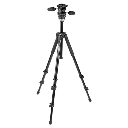 Manfrotto MT294A3 állvány + 804RC2 fej (használt)
