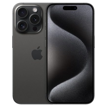 Apple iPhone 15 Pro 256GB Black Titanium (fekete titán) (MTV13SX/A)