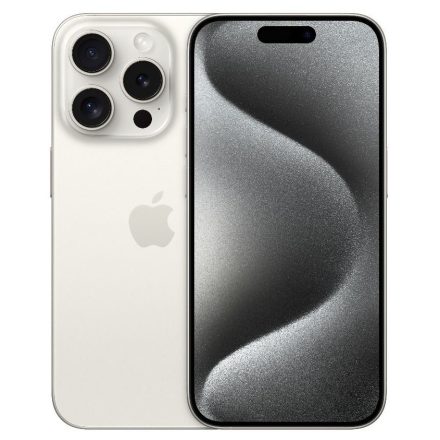 Apple iPhone 15 Pro 256GB White Titanium (fehér titán) (MTV43SX/A)