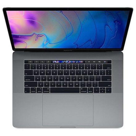 Apple MacBook Pro 15" Retina Touch Bar és Touch ID i7 2,6GHz 16GB RAM 256GB (2019) (asztroszürke) (MV902MG/A)