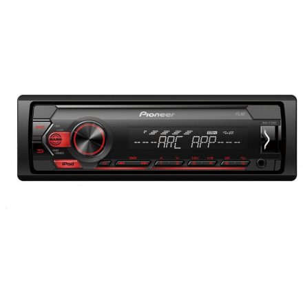 Pioneer MVH-S120UI USB/AUX autóhifi fejegység (piros)