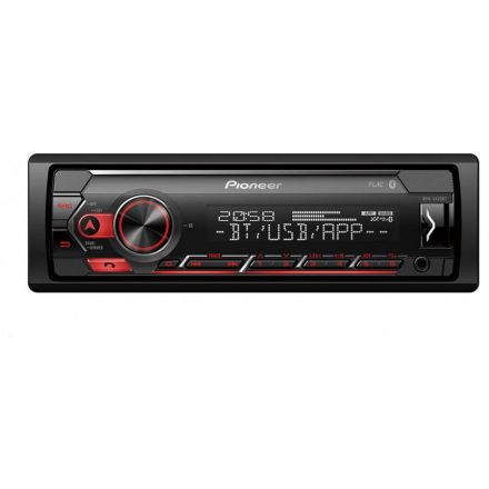 Pioneer MVH-S420BT Bluetooth/USB/AUX autóhifi fejegység (piros)