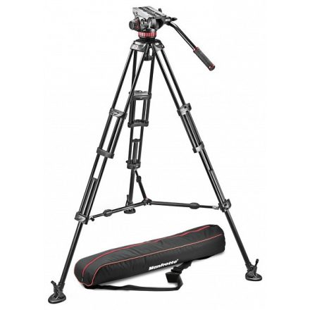 Manfrotto MVH502A,546GB-1 Professional Fluid Video System alumínium videóállvány