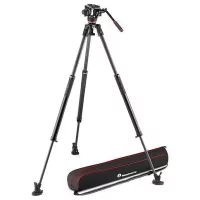   Manfrotto 504x fluid videó fej 635 fast karbon szimpla lábú állvánnyal (MVK504XSNGFC)