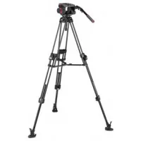   Manfrotto 509 Video fej + 645 Fast karbon állvány,2n1 terp. Ikerláb (MVK509TWINFC)
