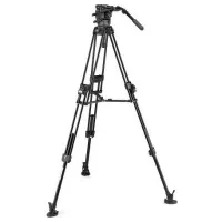   Manfrotto 526 Pro Video fej + 645 Fast Alu állvány, 2n1 terp. Ikerláb (MVK526TWINFA)
