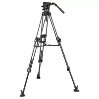   Manfrotto 526 Pro Video fej+ 645 Fast karbon állvány,2n1 terp. Ikerláb (MVK526TWINFC)